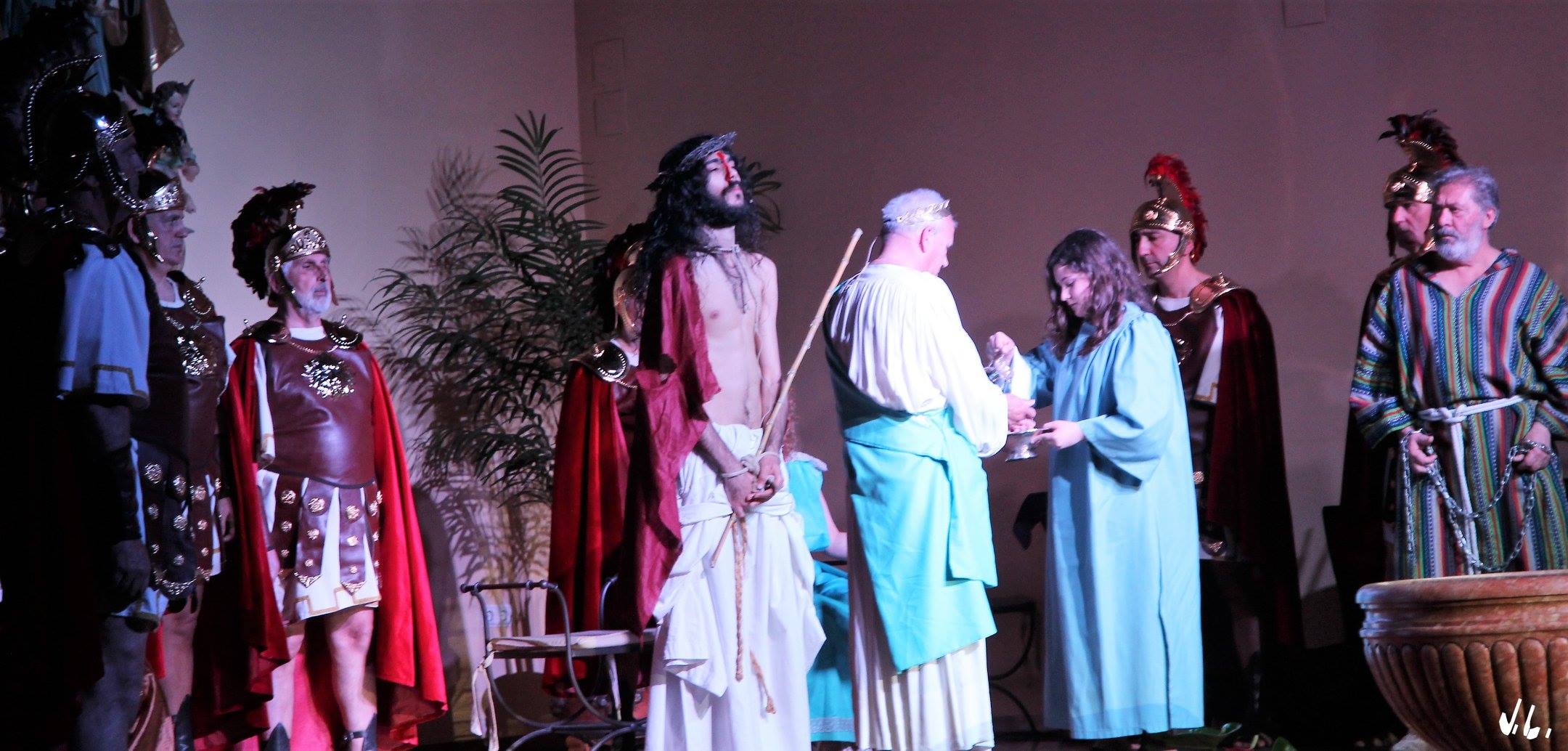 Representación teatralizada del juicio de Jesús | Eccehomo Gandia 